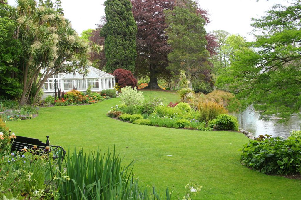 Mona Vale garden in Christchurch, South Island, New Zealand
